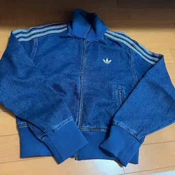 아디다스 파이어버드 트랙탑 데님