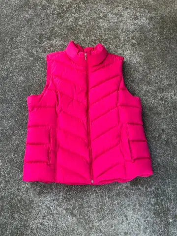 [ 구제 의류 ] 다운 베스트 핑크 y2k
