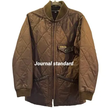 브라운 퀼팅 자켓 저널 스탠다드