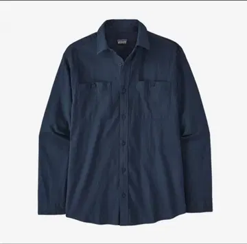 Patagonia 플란넬 셔츠 네이비 피마 코튼 L 사이즈