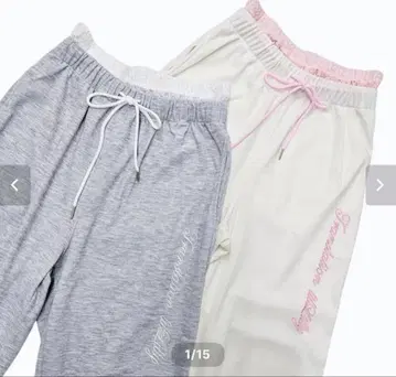 lilLilly 더블 벨트 니트 팬츠