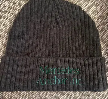 Mercedes Anchor Inc. 브라운 니트 모자