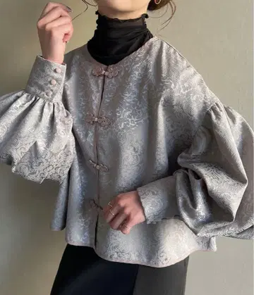 junoah 자카드 차이나 루즈 셔츠