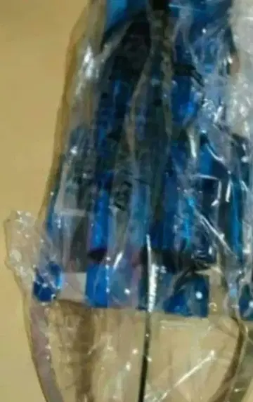 초 BIG! 뽑기 게임 암 키링 메탈릭 블루 40cm