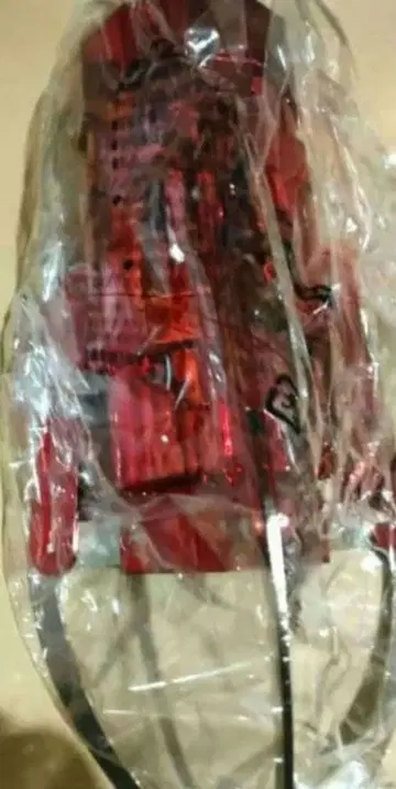 초 BIG! 뽑기 게임 암 키링 메탈릭 레드 40cm