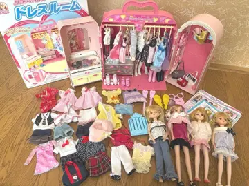 리카짱 묶음 판매 리카짱 4체 드레스룸 의류 세트