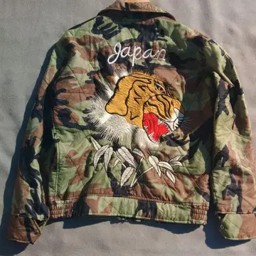 60s~70s 카모플라주 패턴 베트남 자켓