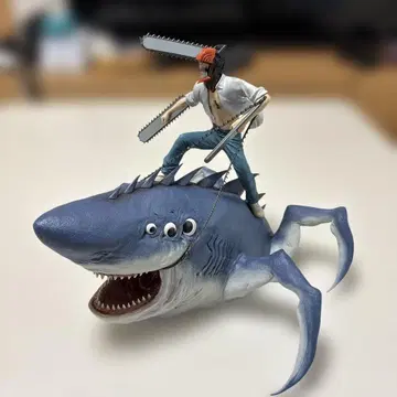 라스트 원상 체인소 맨 & 빔 피규어 MEGAIMPACT