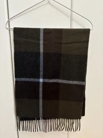 Joshua Ellis 캐시미어 체크 머플러 스톨