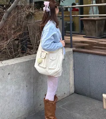 캔버스 버클 백 TINA:JOJUN