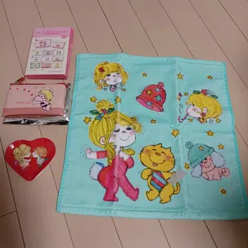 [ 즉시 구매 ] 미즈모리 아도 아도짱 파우치 미니 하트 플레이트 타월