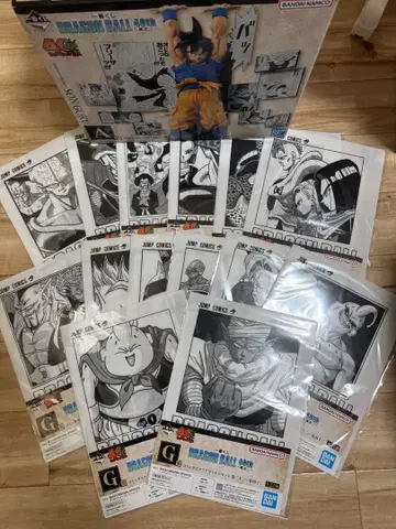 제일복권 A상 40th 손오공 G상 클리어 파일 14장 세트