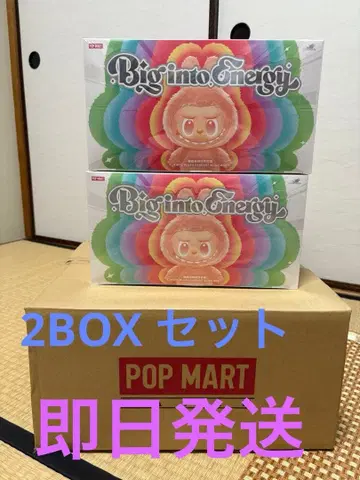 POP MART Big into Energy 봉제 인형 2세트