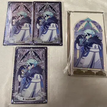 원신 집행관 아크릴 스탠드 홀로그램 카드 박사