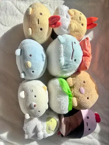 스미코구라시 봉제 인형 동물 음식