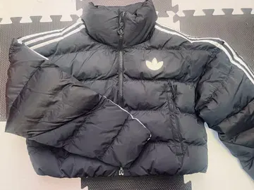 adidas 블랙 다운 자켓