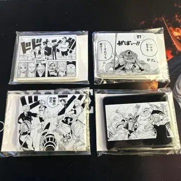 원피스 명장면 캔뱃지 4개 세트