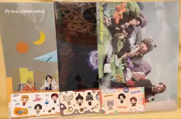 Mrs. GREEN APPLE 제일복권 클리어 파일&스티커 컴프