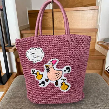 LUDLOW 라들로 닭 애니멀 코드백 토트백