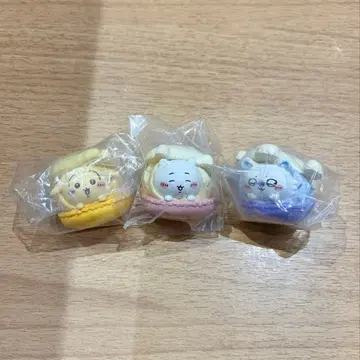 치이카와 캐릭터 마카롱 3개 세트 (치이카와, 토끼, 모몽가)
