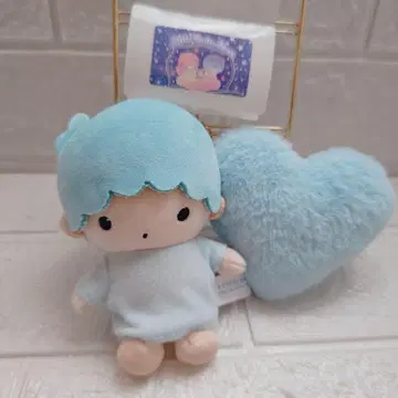 리틀트윈스타 키키라라 키키 봉제 인형 & 하트형 키링