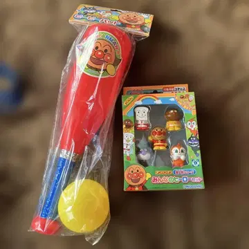 미사용 호빵맨 완구 두 개