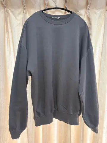 AURALEE ELASTIC HIGH GAUGE SWEAT P/O