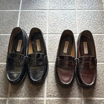 HARUTA ARVIN 로퍼 2족 세트 블랙 브라운