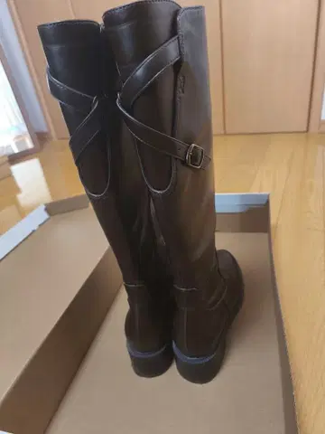 브라운 롱 부츠 L 사이즈