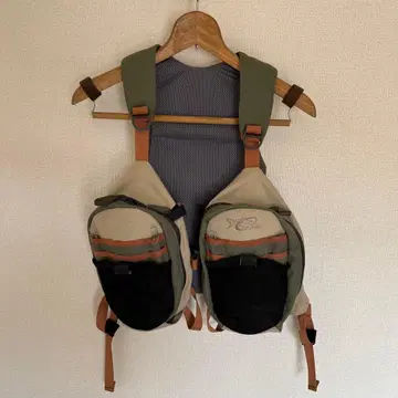 WILLIAM JOSEPH 낚시용 조끼 베이지/올리브