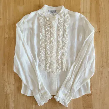 [ 구제 의류 ] 빈티지 프릴 블라우스