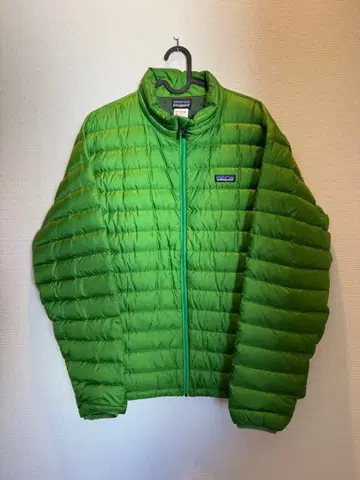 USED patagonia 다운 스웨터 L 사이즈 라이트 그린