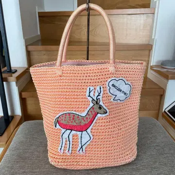 LUDLOW 라들로 애니멀 코드 사슴 백 토트백