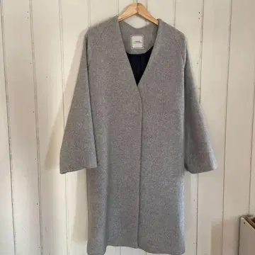 JEANASIS 그레이 울 코트 F 사이즈