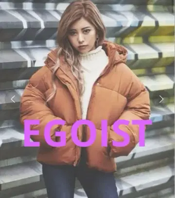 EGOIST 후드 부착 다운 자켓