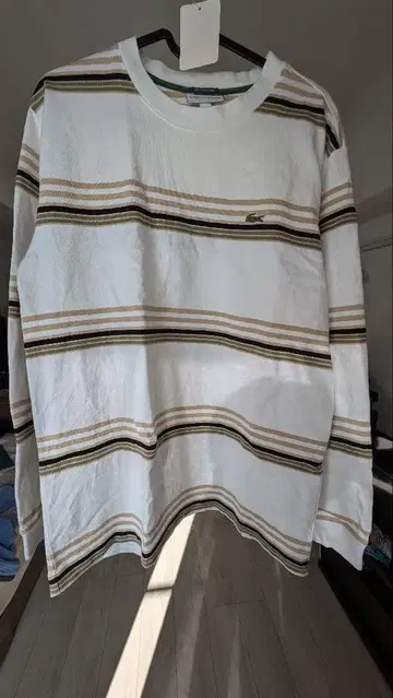 Lacoste 스트라이프 긴팔 티셔츠 BEAMS