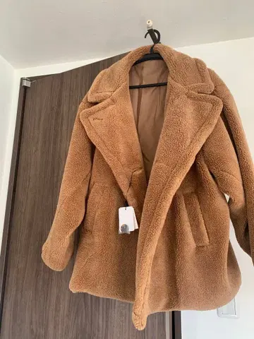 r. 브라운 더블 브레스트 보아 자켓 택 포함 새상품