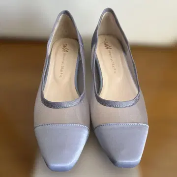 블루 메쉬 펌프스 토캡 포함