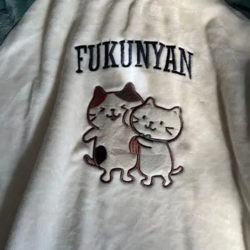 FUKUNYAN 고양이 디자인 플리스