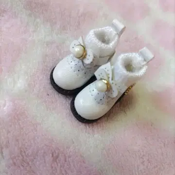 오비츠11 넨도로이드 인형 부츠 화이트