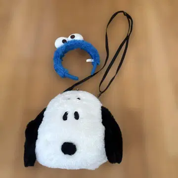 스누피 백 & 쿠키 몬스터 헤드밴드