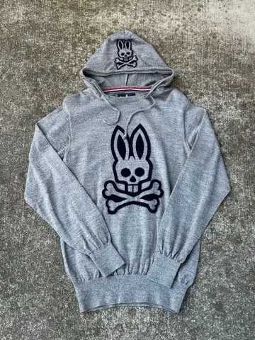 [ 구제 의류 ] Psycho Bunny 니트 후드티 y2k