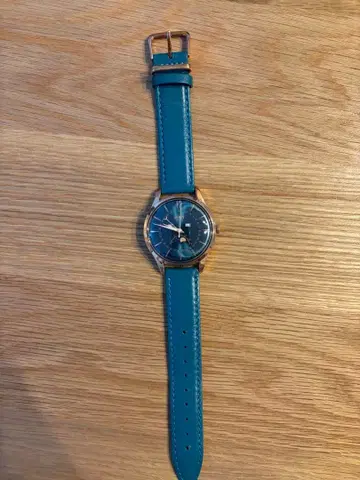 미사용 새상품 헨리 런던 천연 가죽 시계