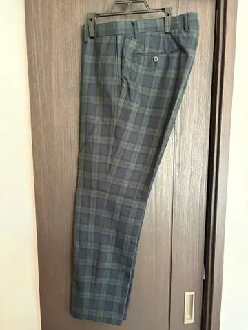 UNITED ARROWS 블랙워치 비즈니스 슬랙스