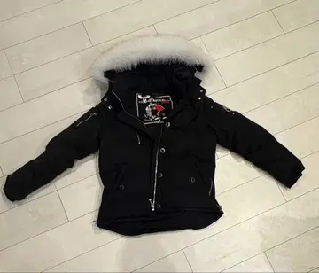 무스 너클스 다운 자켓 블랙