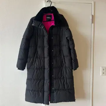 Desigual 롱 다운 자켓 블랙