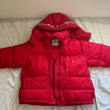 로데오 크라운즈 다운 자켓 레드