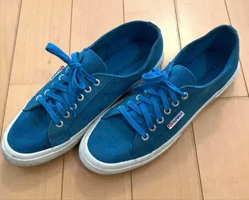 SUPERGA 스웨이드 로우컷 스니커즈 28.5cm