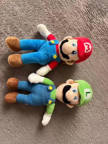 마리오 루이지 봉제 인형 세트
