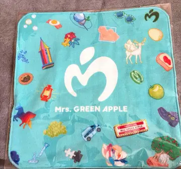 Mr. GREEN APPLE 미니 타월 LANDMARK 팝업 새상품